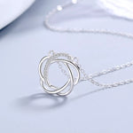 925 Sterling Silver Zircon Pendant Necklace