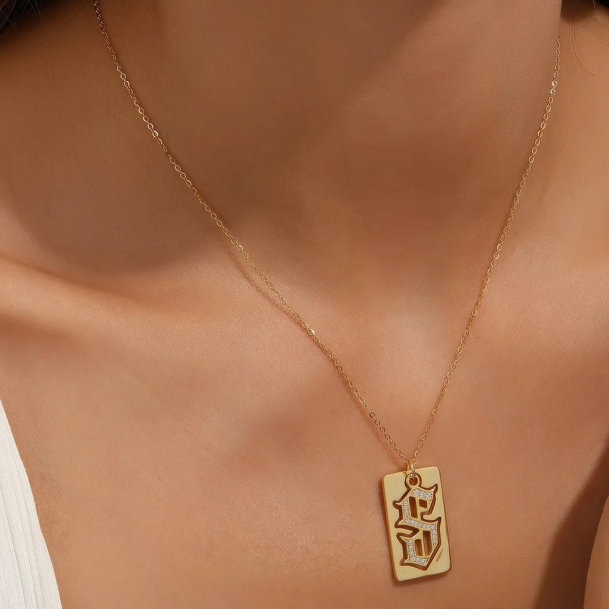 925 Sterling Silver Letter S Pendant Necklace - Ladyez