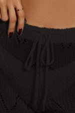 Drawstring Cutout Swim Shorts - Ladyez