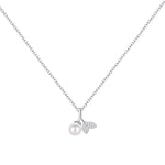 Pearl Mermaid Tail Pendant Necklace