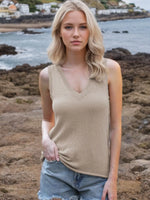 Tie Shoulder V-Neck Sweater Vest