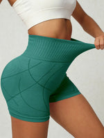 High Waist Active Shorts - Ladyez