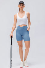 Slim Fit V-Waistband Sports Shorts - Ladyez
