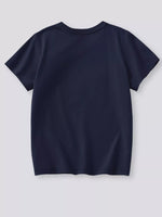 Children's Dinosaur Graphic Round Neck T-Shirt