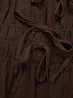 Tie-Front A-Line Dress