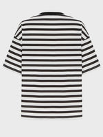 Striped Round Neck Half Sleeve T-Shirt