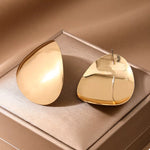 18K Gold-Plated Curved Statement Earrings