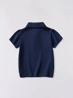 Children's Unicorn & Stars Embroidered Polo