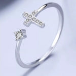 Adjustable Open Cross Ring