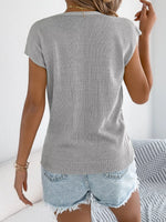 Cable Knit Button-Up Cardigan