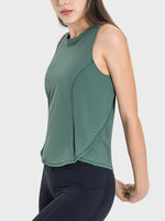 Millennia Round Neck Active Tank - Ladyez