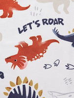 Children's Dinosaur Print Short Sleeve T-Shirt and Shorts Set