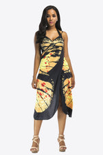 Butterfly Spaghetti Strap Cover Up - Ladyez