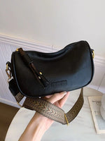 Wide Strap Crossbody Bag