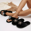 Flower Toe Post Flats Slippers