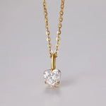 Heart Shape Pendant Necklace - Ladyez