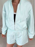 Lightweight Hooded Jacket and Shorts Set