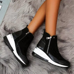 Side Zipper Ankle Boots