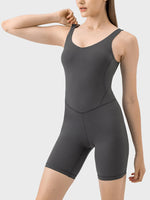 Millennia Wide Strap Active Romper - Ladyez
