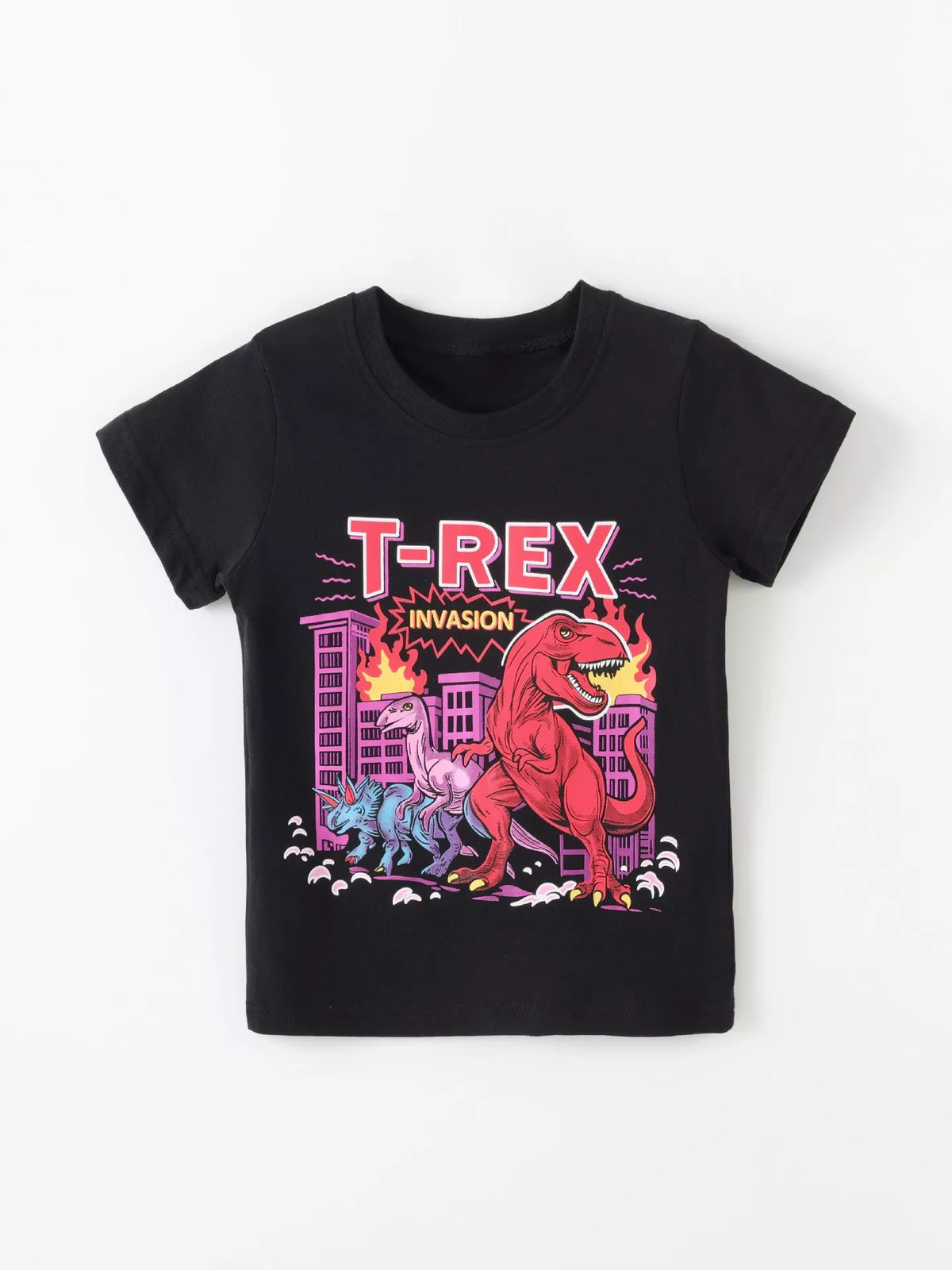 Children's T-Rex Invasion Graphic T-Shirt