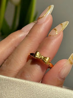 18K Gold-Plated Bow Knot Ring - Ladyez