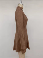 Johnny Collar Long Sleeve Dress