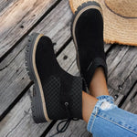 Block Heel Ankle Boots