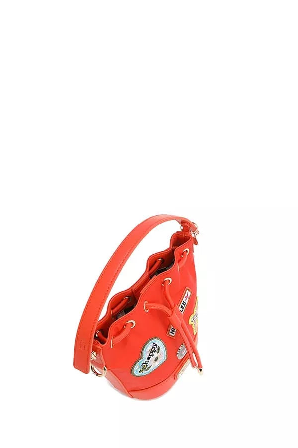 Nicole Lee USA Color Patch Bucket Bag