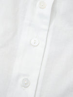 Flower Eyelet Embroidered Patchwork Sheer Short Sleeve Shirt