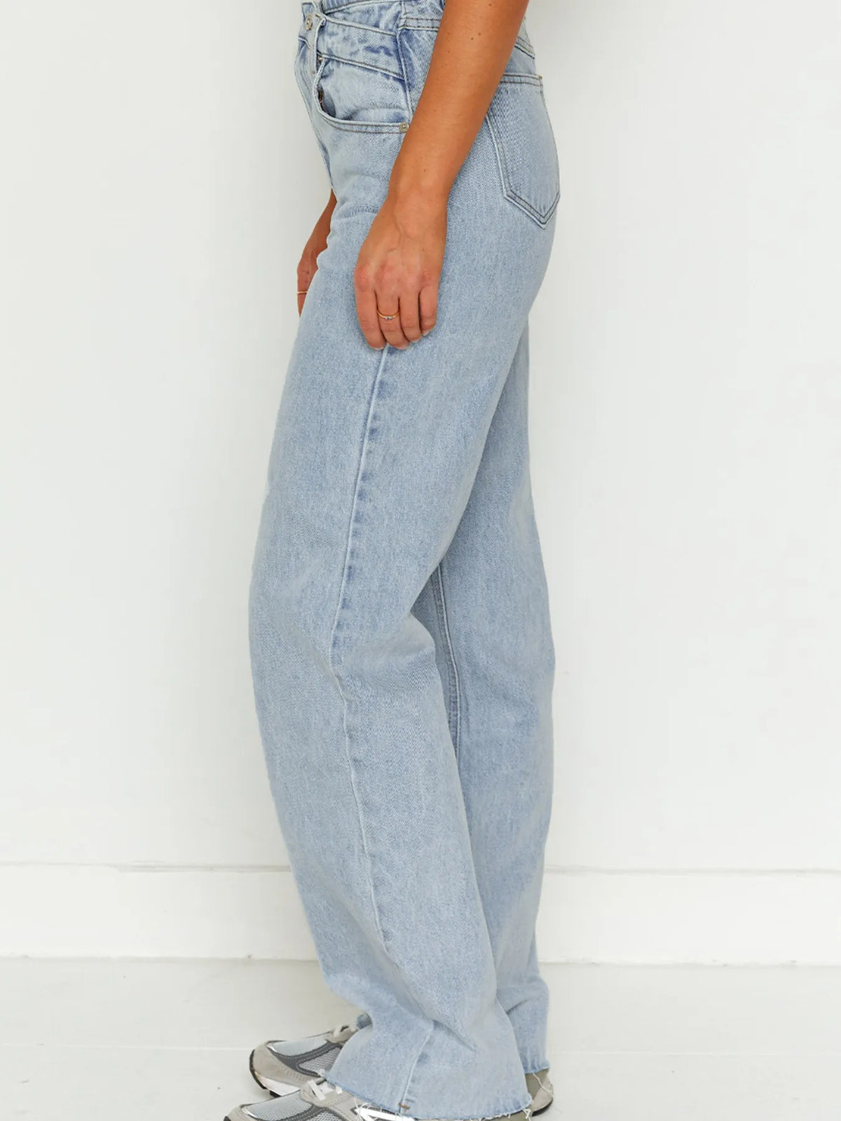 Wide Leg Jeans - Ladyez