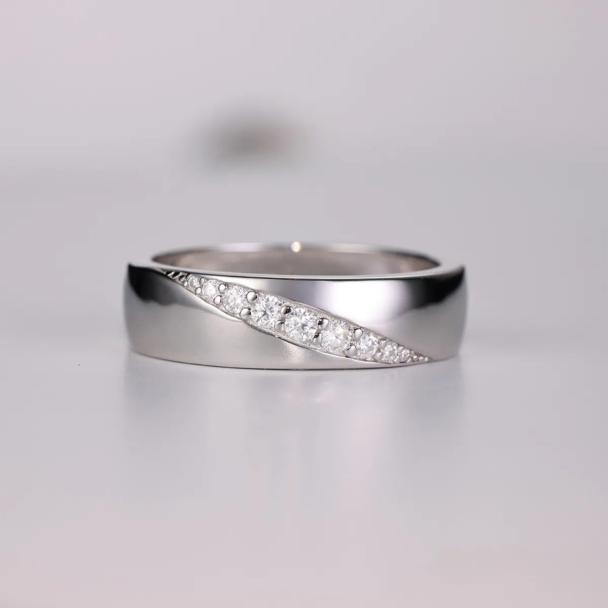 925 Sterling Silver Moissanite Ring - Ladyez
