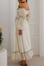 Off-Shoulder Top and Skirt Set - Ladyez