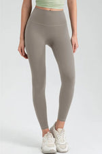 Wide Waistband High Waist Sport Leggings - Ladyez