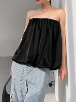 Bubble Hem Tube Top