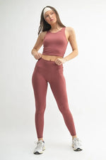 MONO B Venice Cloud Light Sculpt High-Waisted Leggings - Ladyez