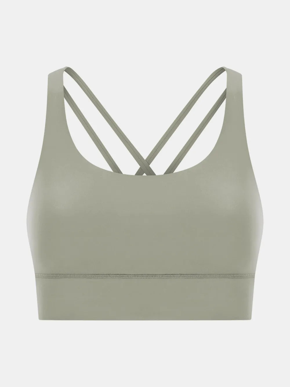 Millennia Crisscross Scoop Neck Active Tank - Ladyez
