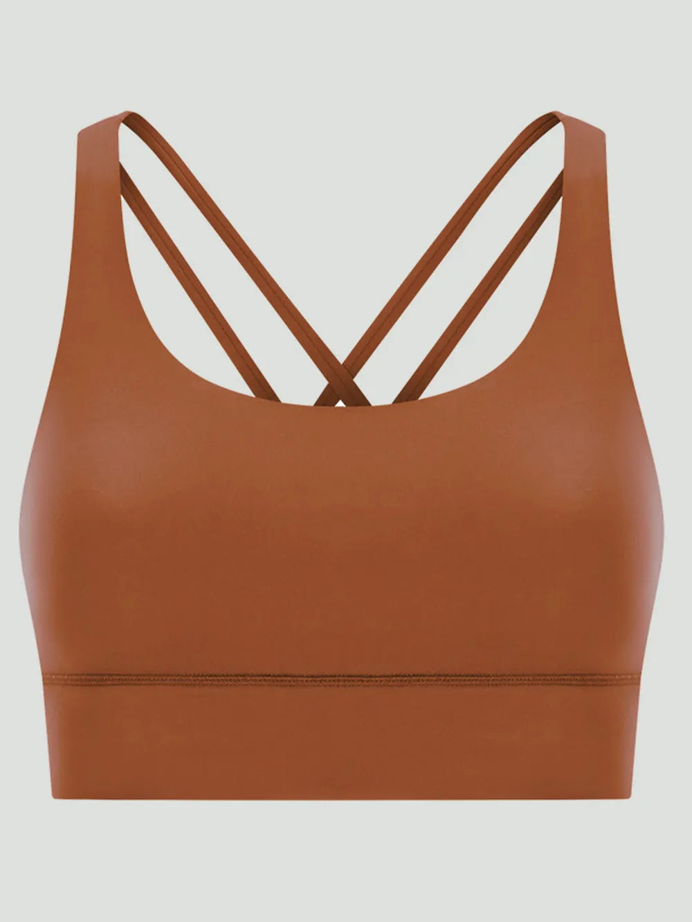 Millennia Crisscross Scoop Neck Active Tank - Ladyez