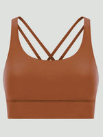 Millennia Crisscross Scoop Neck Active Tank - Ladyez