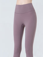 Wide Waistband Cropped Sports Leggings - Ladyez