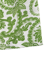 Smocked Printed Skirt