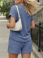 Short Sleeve Top and Shorts Set