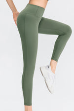 Wide Waistband Slim Fit Long Sports Pants - Ladyez