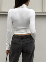 Turtleneck Long Sleeve T-Shirt