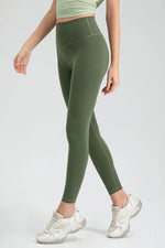 Wide Waistband High Waist Sport Leggings - Ladyez