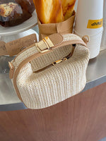 Woven Straw Crossbody Bag