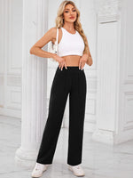 Lovelet High Waist Active Pants with Pockets - Ladyez