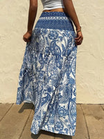 Paisley Print Maxi Skirt