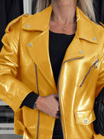 Full Size Zip Up Long Sleeve Jacket Plus Size