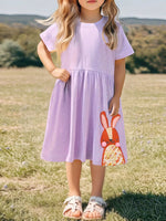 Children's Rabbit Casual Summer Dress