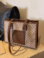 Patterned Tote Shoulder Bag